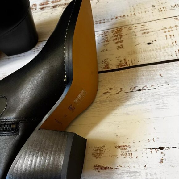 NWB Coach Pell Leather Bootie Black Size 7B - Picture 8 of 8
